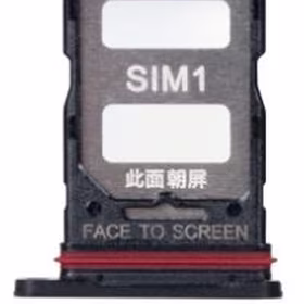 SIM kortelės laikiklis Xiaomi 13T/13T Pro Black ORG