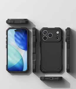Ringke Rugged Gear Magnetic MagSafe dėklas iPhone 18 Pro Max / 17 Pro Max, juodas