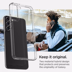 Spigen Ultra Hybrid dėklas telefonui Samsung Galaxy S22 - Skaidrus
