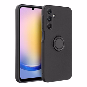 Чехол для Samsung A25 5G Silicone Ring чёрный