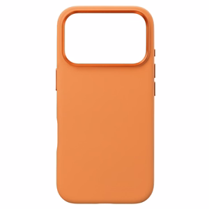 Liavec Silky dėklas su metaliniu kameros rėmeliu, skirtas Iphone 17 Pro Max oranžinis
