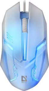 Defender Cyber MB-560L mouse white 7-colors backlight