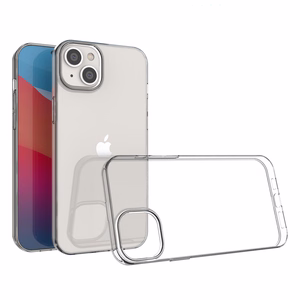 Gelinis dėklas telefonui Ultra Clear 0.5mm iPhone 14 Max, permatomas