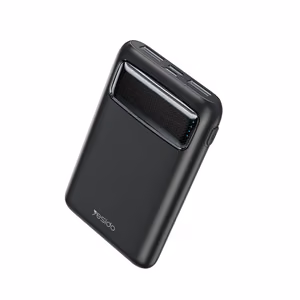 Yesido Power Bank YP33 5000mAh LED, 2xUSB-A + USB-C black