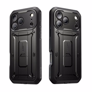 Supcase Unicorn Beetle Pro dėklas iPhone 18 Pro / 17 Pro – juodas