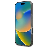 Mercedes dvigubo sluoksnio dviejų spalvų Magnetinis dėklas iPhone 16 Pro Max telefonui - sidabrinis