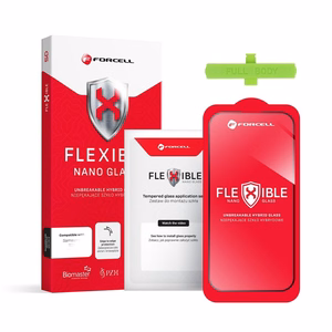Hybrid glass to iPhone 17 PRO MAX / 18 PRO MAX Forcell Flexible 5D black