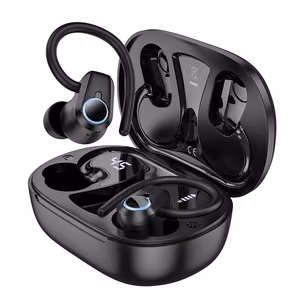 HOCO belaidės ausinės bluetooth TWS EQ8 juodos