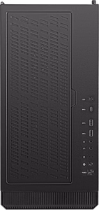 MSI MPG VELOX 100P AIRFLOW vidutinio dydžio bokštelio žaidimų kompiuterio korpusas, juodas, 3× 120 mm ventiliatorius + 1× 120 mm ARGB ventiliatorius, ARGB juosta, USB Type-C, grūdintas stiklas, E-ATX/ATX/mATX/mini-ITX