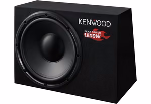 Kenwood KSC-W1200B automobilio žemo dažnio kolonėlė Iš anksto įrengtas žemųjų dažnių garsiakalbis 300 W