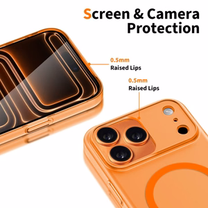 Tech-Protect Magslim MagSafe deklas, skirtas iPhone 17 Pro - Oranzinis