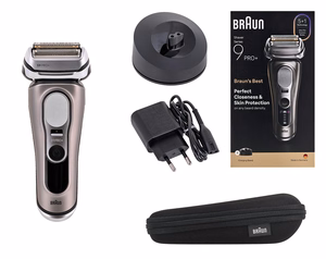 Braun Series 9 Pro+ 9615S – tinklelinė barzdaskutė, juoda / pilka