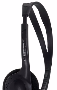 Esperanza EH102 headphones/headset Wired Head-band Calls/Music Black