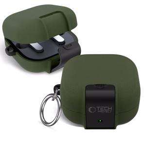 Tech-Protect Slim Hook dėklas skirtas Samsung Galaxy Buds 4 / 4 Pro žalias