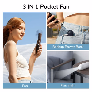 JisuLife Handheld Fan 8 White