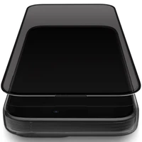Uniq Optix Privacy apsauginis stiklas iPhone 15 Pro Max su aplikatoriumi