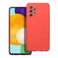 Silikoninis dėklas telefonui SAMSUNG A52 5G / A52 LTE (4G) / A52S persikinis