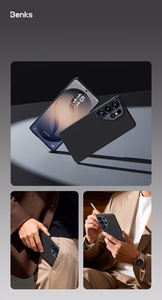 Benks Magnetic Armor Air Kevlar Dėklas Metal Frame 600D (J049) for Samsung Galaxy S26 Plus juodas