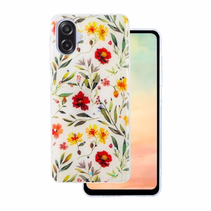 Glow Glam dėklas telefonui Samsung Galaxy A07 4G baltas