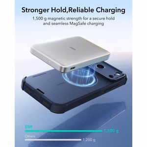 ESR Cyber Tough MagSafe dėklas, skirtas iPhone 18 Pro Max / 17 Pro Max, tamsiai mėlynas