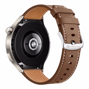 FORCELL F-DESIGN FS21 ekologiškos odos dirželis SAMSUNG laikrodžiui 20 mm rudas