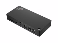 Lenovo 40AY0090EU knyginių kompiuterių dokas / jungčių replikatorius Vielinis USB 3.2 Gen 1 (3.1 Gen 1) Type-C Juoda