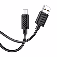 Kabelis USB A į USB C Hoco 3A 2 m X88 juodas