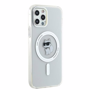 Karl Lagerfeld IML Choupette MagSafe dėklas iPhone 12 / 12 Pro - permatomas