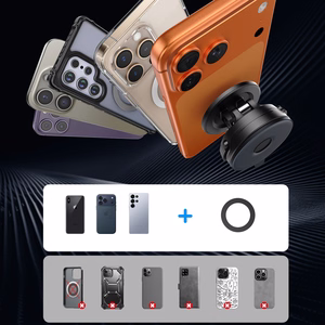 Joyroom JR-ZS51 magnetinis automobilinis laikiklis su siurbtuvu priekiniams stiklams ar prietaisų skydeliui juodas
