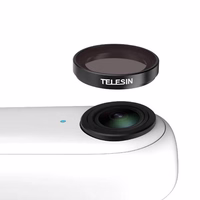 4 CPL/ND8/ND16/ND32 "Telesin" filtrų rinkinys, skirtas "Insta360 GO 2/3" kamerai