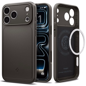 Spigen Thin Fit MagSafe dėklas, skirtas iPhone 17 Pro / 18 Pro, grafito spalvos