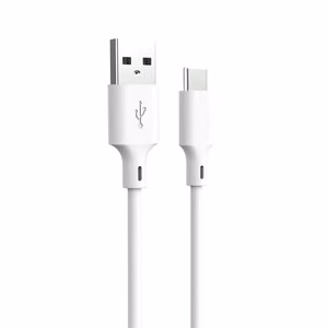 Forever recycling laidas USB-A - USB-C 1,5m 3A KR60-AC-00 baltas