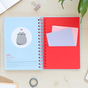 Pusheen Purrfect Love 2023/2024 metų savaitinis planuoklis, 14,8 × 21 cm