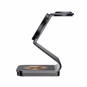 "Tech-Protect QI15W-A29" 3-in-1 indukcinis įkroviklis su "MagSafe" išmaniesiems telefonams / "Apple Watch" / "AirPods" - juodas