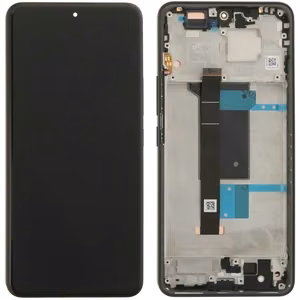 LCD screen Xiaomi Redmi Note 15 Pro 4G with touch screen with frame Black original (service pack)