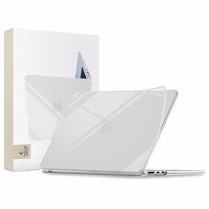 Tech-Protect Softshell deklas MacBook Air 13 colio 2023 / 2024 / 2025 / 2026, skaidrus