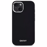 DKNY Paprastas logotipas Magnetinis dėklas telefonui iPhone 14 - juodas