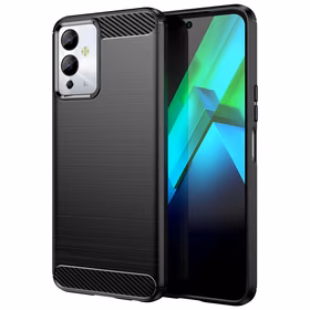 Karbono dėklas telefonui Infinix Note 12i (m) - juodas