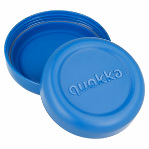 Quokka Bubble Food Jar 500 ml maisto indas, mėlynų bijūnų raštas