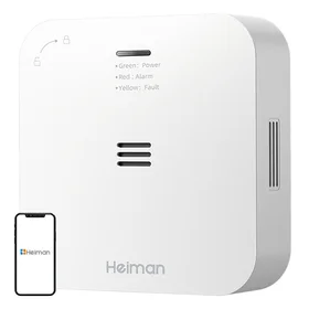 Wireless Alarm CO Heiman HM-720ES-W Interlinked