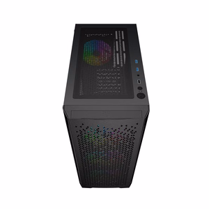 Gembird CCC-FC-400X Fornax 400X Gaming ARGB juodas kompiuterio korpusas