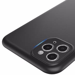 Minkštas dėklas Oppo A78 5G, plonas silikoninis dėklas - juodas