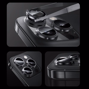 Benks Grūdintas stiklas Glass Warrior Objektyvo Apsauga kamerai Iphone 16/16 Plus (2 objektyvai) sidabrinis titanas