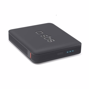 Išorinė baterija SBS NanoTube 5000 mAh Aukšto tankio - juoda