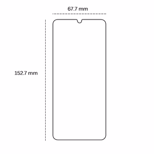 Grūdintas stiklas 2,5D Samsung Galaxy A33 5G