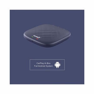 CARLINKIT belaidis AI Box adapteris su Android 13 – 8GB+128GB, skirtas originaliam automobilio radijui su CarPlay, mėlynas