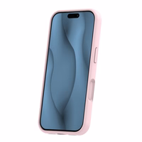 Silikoninis Thin Mag dėklas for iPhone 17 Pro Max 6,9" šviesiai rožinis