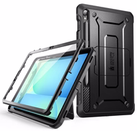 Supcase Unicorn Beetle Pro dėklas Samsung Galaxy Tab S9 11.0 / S9 FE / S10 FE / S10 Lite 10.9 juodas