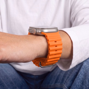 TECH-PROTECT ICONBAND PRO APPLE WATCH 4 / 5 / 6 / 7 / 8 / 9 / SE / ULTRA 1 / 2 (42 / 44 / 45 / 49 MM) ORANŽINIS