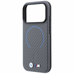 BMW M Carbon Printed Ring MagSafe dėklas iPhone 18 Pro Max / 17 Pro Max – pilkas